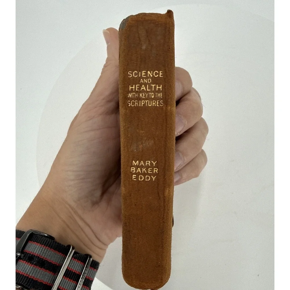 Science and Health with Key to the Scriptures Mary Baker Eddy 1917 Brown Leather